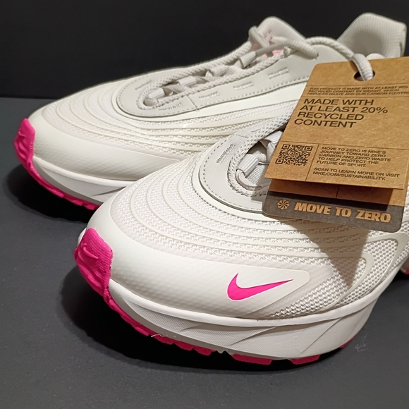 Nike Air Max Fire Phantom White Hyper Pink Women's Sneakers - Picture 4 of 16